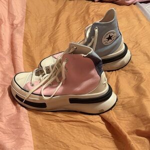 Limited Converse Chuck Taylor Women's Pink and blue High-Top Sneakers